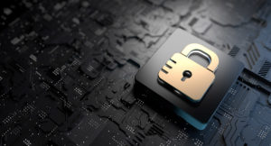 Cybersecurity Digital Technology Security 3D Illustration
